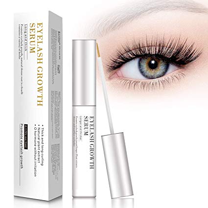MayBeau Eyelash Growth Serum,Natural Brow Lash Enhancer(5ML),Nourish Damaged Lashes and Boost Rapid Growth for Any Kind of Lash and Brow in 20 Days (5ML/White)