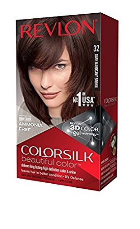 Revlon ColorSilk Beautiful Color, Dark Mahogany Brown