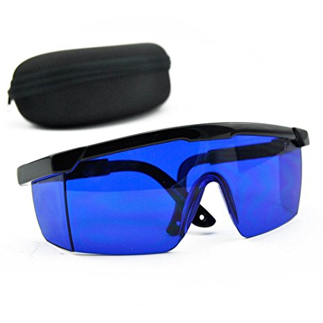 Blue Safety Glasses 492nm-770nm Red Green Yellow Laser Eye Protection Goggles