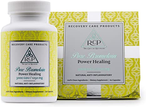 RCP Pure Bromelain 3000 GDU – Highest Potency Available Reduces Bruising, Swelling and Pain