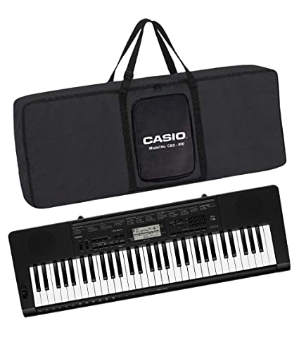 Casio CTK-3500 61-Key Touch Sensitive Portable Keyboard with Carry Case (Black)