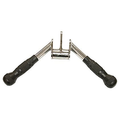 CAP Barbell Deluxe Revolving V-Bar with Rubber Handgrips