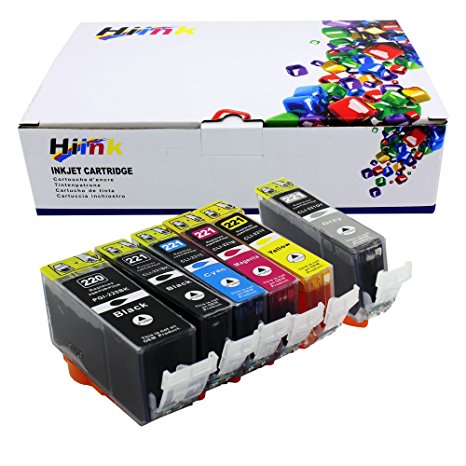 Hi ink 6 Pack PGI-220 CLI-221 pgi220 cli221 Ink With Grey Color For PIXMA MP540 MP550 MP560 MP620 MP630 MP640 Printers