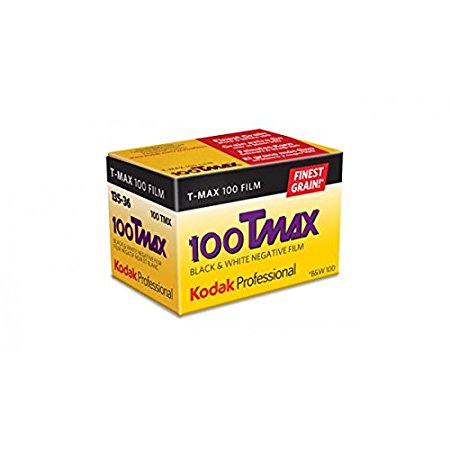Kodak 100 TMAX Professional ISO 100, 35mm, 24 Exposures, Black and White Film