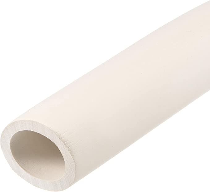 uxcell Foam Tubing for Handle Grip Support, 30mm ID 42mm OD 1m Length White