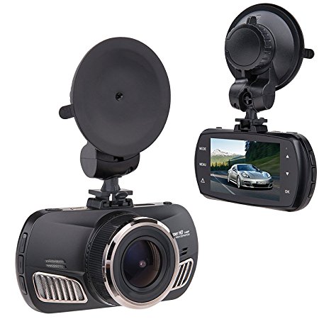 Saimly 2.7" Car Dash Cam, Ambarella A12 Super HD 1440P 170 Degree Wide car camera Recorder G-sensor Support up to 512GB TF Card