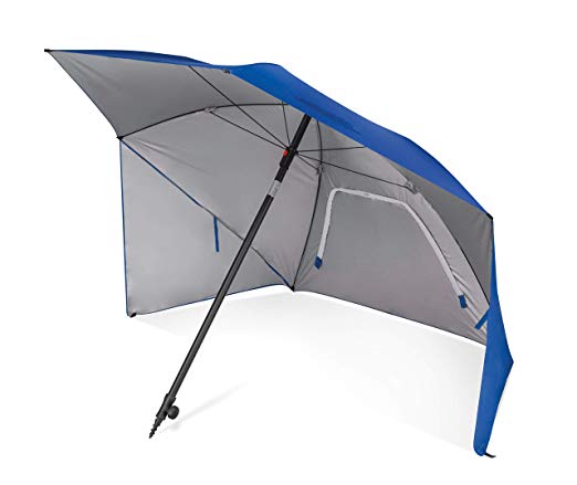 Sport-Brella Ultra SPF 50  Angled Shade Canopy Umbrella for Optimum Sight Lines at Sports Events (8-Foot)