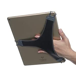 TFY Hand Strap Holder Finger Grip with Soft PU, Compatible with iPad Pro 12.9" and More (Gray)