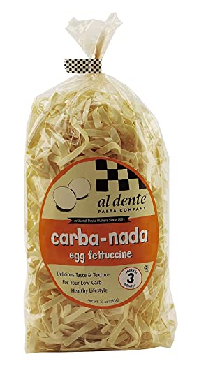 Carba-Nada Egg Fettuccine, 10-Ounce Bags (Pack of 6) (pack of 12)