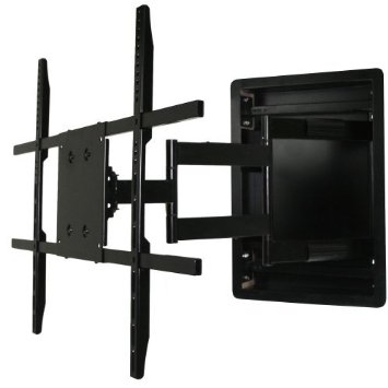 In Wall TV Mount, Recessed Articulating In Wall TV Mount for 42 to 70 Inch TVs LCD, LED, or Plasma - Extends 28 Inches