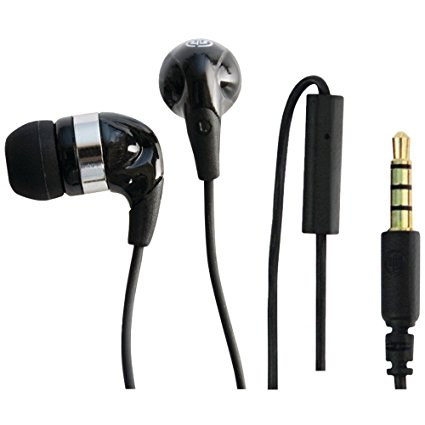 WICKED WI-2150 Jawbreaker Headphones with Microphone (Black)