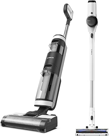 Tineco Floor ONE S3 Cordless Hardwood Floors Cleaner Pure ONE Air Pet Cordless Smart Vacuum Cleaner, Super Lightweight Stick Vacuum, Ideal for Pet Hair