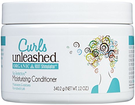 Organic Root Stimulator Curls Unleashed No Restrictions Moisturizing Conditioner, 12 Ounce