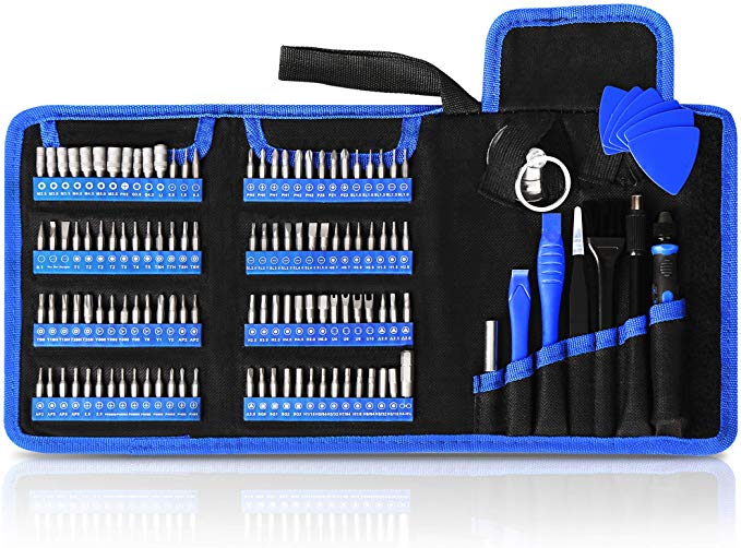 Kaisi 126 in 1 Precision Screwdriver Set with 111 Bits Magnetic Driver Kit Professional Electronics Repair Tool Kit for Repair Cell Phone, iPhone, iPad, MacBook, PC, Tablet, Laptop, Xbox, Game Console