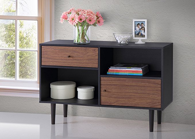 Baxton Furniture Studios Auburn Mid-Century Modern Scandinavian Style Sideboard Storage Cabinet