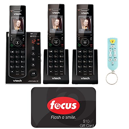 VTech IS7121-2 2 Handset Audio/Video Doorbell Answering System with Accessory Handset, Keychain TV Remote/Flashlight and $10 Gift Card