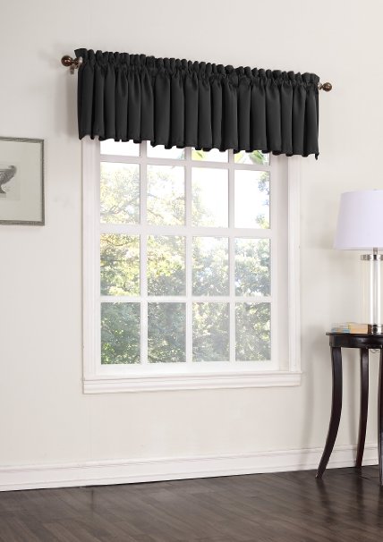 Sun Zero Barrow Valance, 54 by 18-Inch, Black