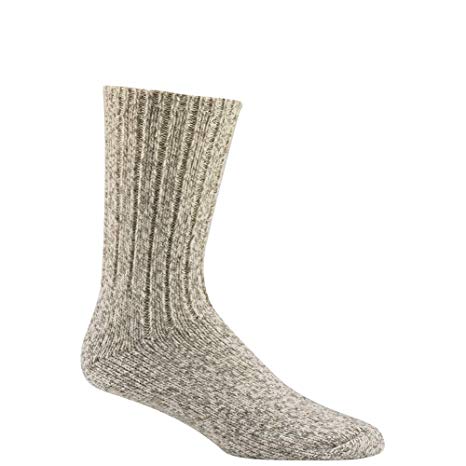 Wigwam Unisex El-Pine Warm Wool Heavyweight Socks, Grey Twist, XL