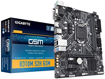 Gigabyte LGA1151/ Intel/ H310/ Micro ATX/ DDR4/ HDMI 1.4/ M.2 Motherboard (H310M S2H GSM)