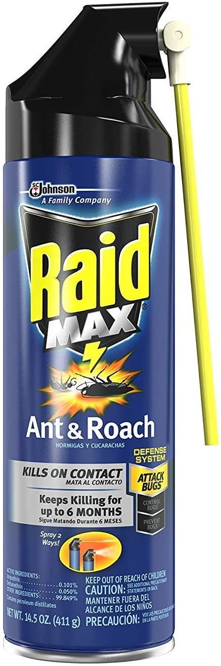 Raid Max Ant and Roach Spray, 14.5 OZ (Pack - 3)