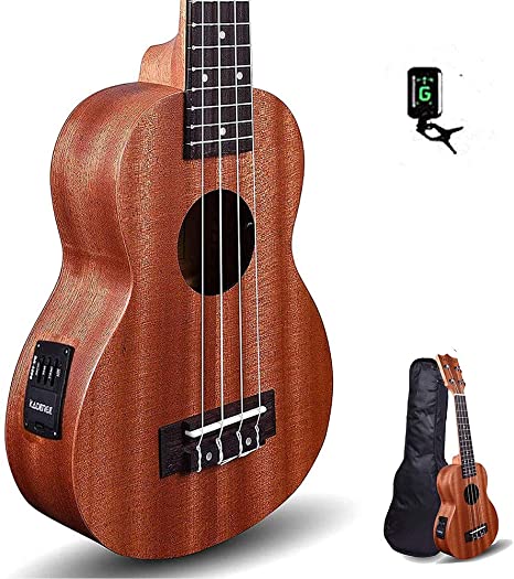 Kadence Mahogany Wood Ukulele With Bag (Concert Electric Acoustic)