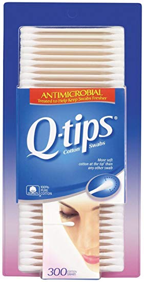 Q-Tips Anti Microbial Cotton Swabs - 300 ct