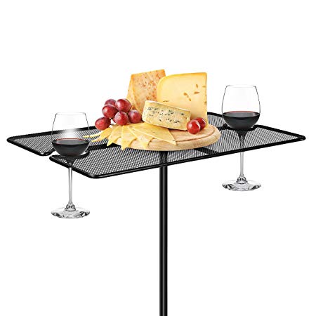 Sorbus Picnic Wine Table Stake, Portable Foldable Picnic Table, Great Drink Holder Stakes for Park, Backyard, Beach Tables for Sand