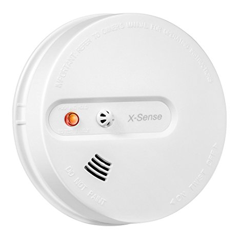 X-Sense CC03M Smoke   Heat Detector Fire Alarm with Dual Photoelectric Smoke and Heat Sensors (Battery Powered)