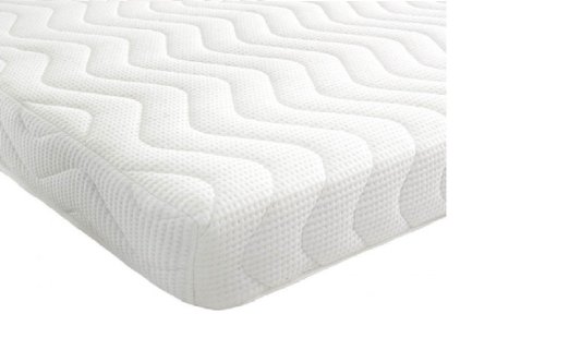 4FT6 Double Memory Foam and Reflex Mattress with Border Miqro Quilted Exclusive Cover [Energy Class A ]