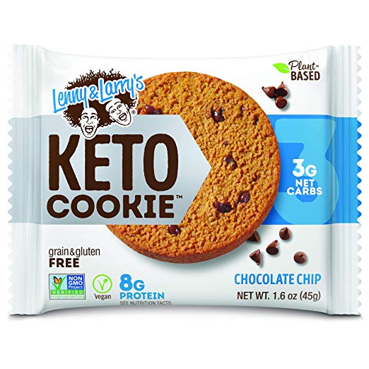 Lenny & Larry's The Keto Cookie, 1.6 Ounce, 12 Count, Chocolate Chip