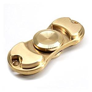 Bekhic Pro Hand Spinner High Speed Brass Metal EDC Fidget Toys Relieving, Perfect For ADD, ADHD, Anxiety, and Autism Adult Children (Golden)