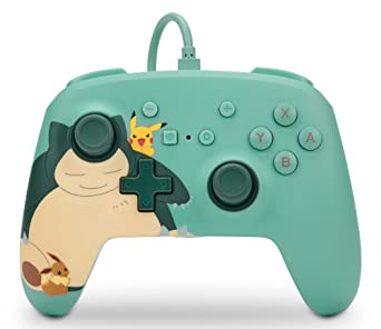 PowerA Enhanced Wired Controller for Nintendo Switch – Pokémon: Snorlax & Friends