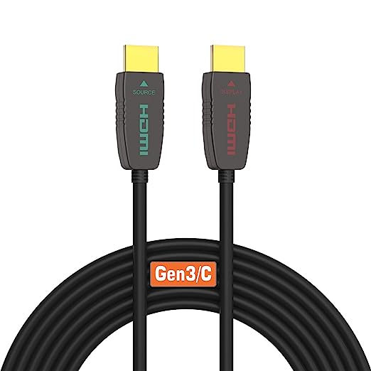 RUIPRO 8K HDMI Fiber Optic Cable CL2 Rated 6 Feet 48Gbps 8K60Hz 4K120Hz Dynamic HDR eARC HDCP2.2/2.3 for RTX4080/4090/3080/3090, Xbox S/X, PS5/4, AVR, Projector, LG/Samsung/Sony TV