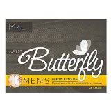 Butterfly Pads  Body Liners for Bowel Leaks - Mens ML 28 Count