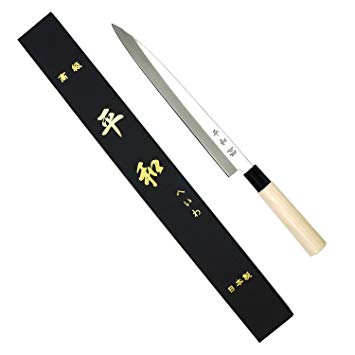 KS&E Hasegawa 12 Inch(300mm) Stainless Steel Left Handed Japanese Knife, Filet Knife Fish, Asian, Yanagi Sushi Sashimi Knife