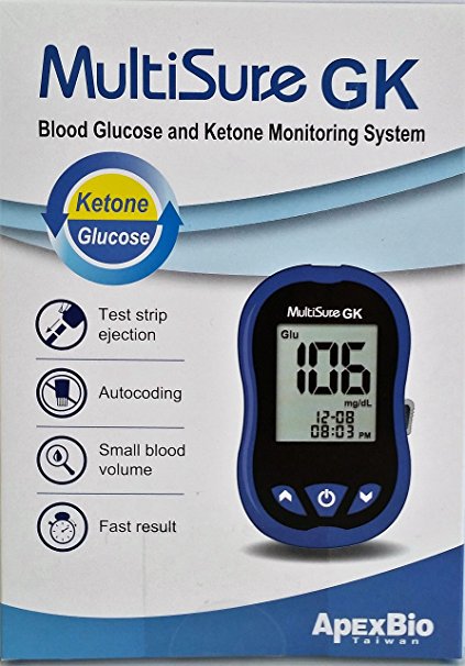 NEW MULTISURE KETONES AND BLOOD SUGAR MONITOR.