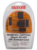Maxell Hp21 Headphone and Cell Adapter Kit 190398