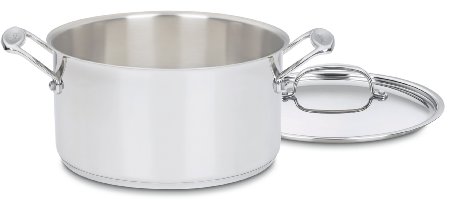 Cuisinart 744-24 Chefs Classic Stainless 6-Quart Sauce Pot with Lid
