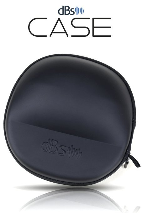 Headphone Case by dBs Protective hard carry case for travelling Universal headset case  water resistant and suitable for most headphones and headsets