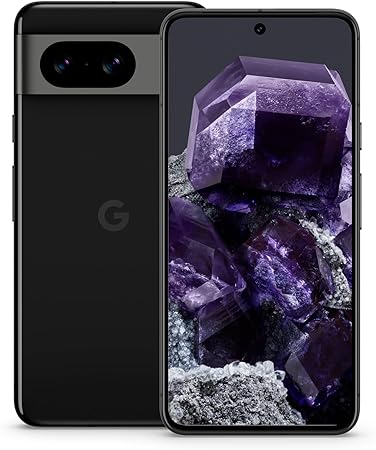 Google Pixel 8 – Unlocked Android smartphone with advanced Pixel Camera, 24-hour battery and powerful security – Obsidian, 128GB