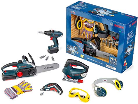 Bosch Large Toy Power Tools, 14-Piece Set