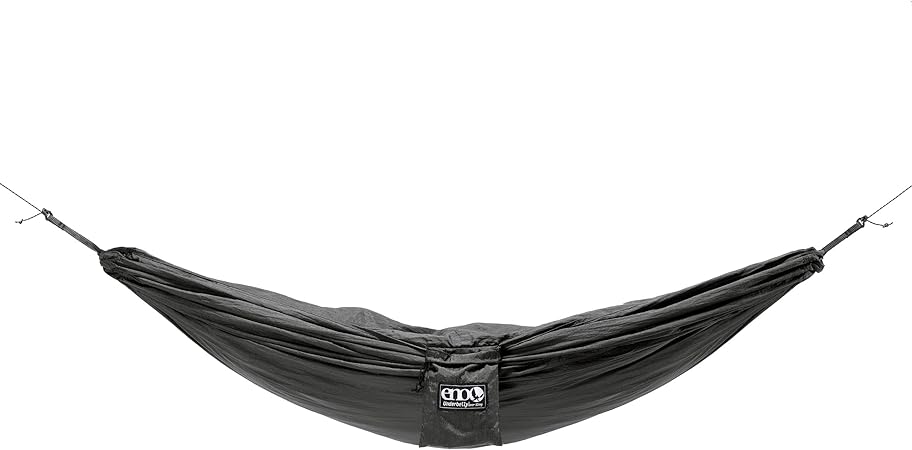 ENO Underbelly Gear Sling - Storage Hammock for Portable Hammocks - for Hiking, Camping, Backpacking, Beach, Festivals, or Backyards - Charcoal