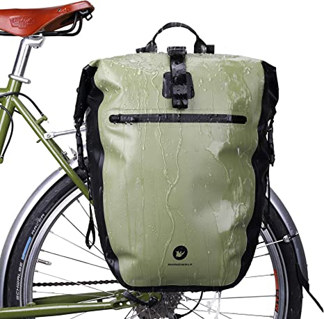 27L Bike Pannier Bag Backpack Bicycle Rear Seat Trunk Pack Bag Bike Saddle Bag
