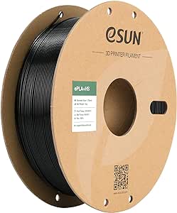 eSUN High Speed PLA  Filament 1.75mm, 3D Printer Filament Speedy PLA Plus for Fast Printing, Dimensional Accuracy  /- 0.03mm, 1KG Spool (2.2 LBS) 3D Printing Filament for 3D Printers, Black