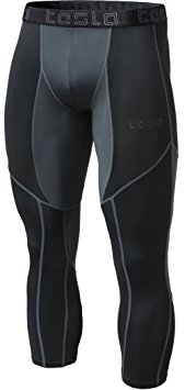 Tesla Men's Compression 3/4 Capri Shorts Baselayer Cool Dry Sports Tights MUC78 / P15