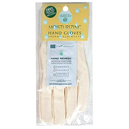 Earth Therapeutics Moisturizing Gloves Natural One Size