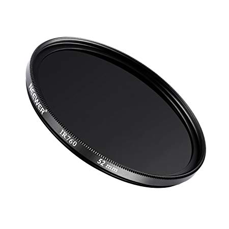 Neewer 52mm Infrared Filter IR 760nm Filter for Nikon Canon DSLR Cameras, Suitable for Crime Detection, Medical Photography