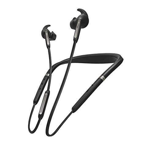 Jabra Elite 65e Alexa Enabled Wireless Stereo Neckband – Titanium Black