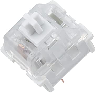 EPOMAKER AKKO CS Vintage White Linear Switch, 35gf, 3 Pin Switch, 45 Pieces(AKKO Vintage White)