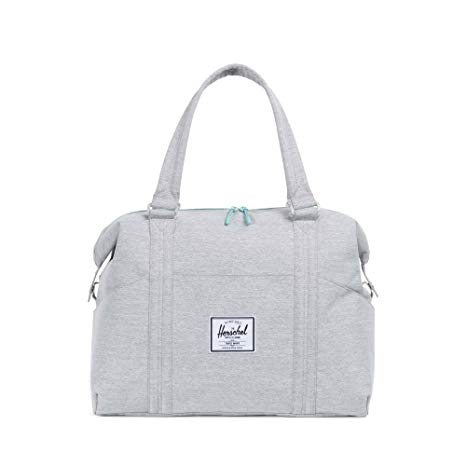 Herschel Strand Sprout, Light Grey Crosshatch/Lucite Green Zip